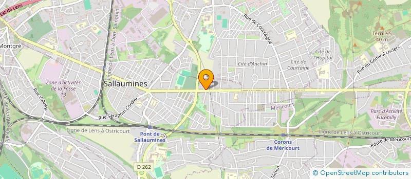 localisation de l'entreprise MONSIEUR KHALIFA GARES  SALLAUMINES