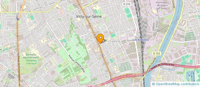localisation de l'entreprise MONSIEUR KHALIFA GUEYE à VITRY-SUR-SEINE