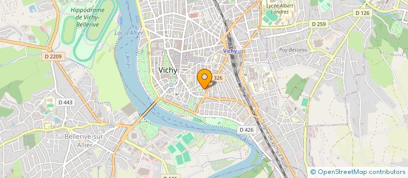 localisation de l'entreprise MONSIEUR KHALIFA HAMED ADAM à VICHY