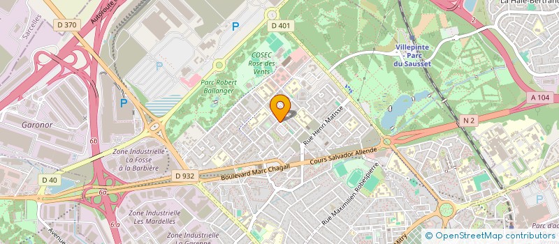 localisation de l'entreprise MONSIEUR KHALIFA LO  AULNAY-SOUS-BOIS