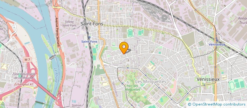 localisation de l'entreprise MONSIEUR KHALIFA MASROUHI  SAINT-FONS