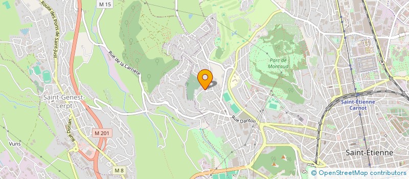 localisation de l'entreprise MONSIEUR KHALIFA MISSOUM BENZIANE  SAINT-ETIENNE