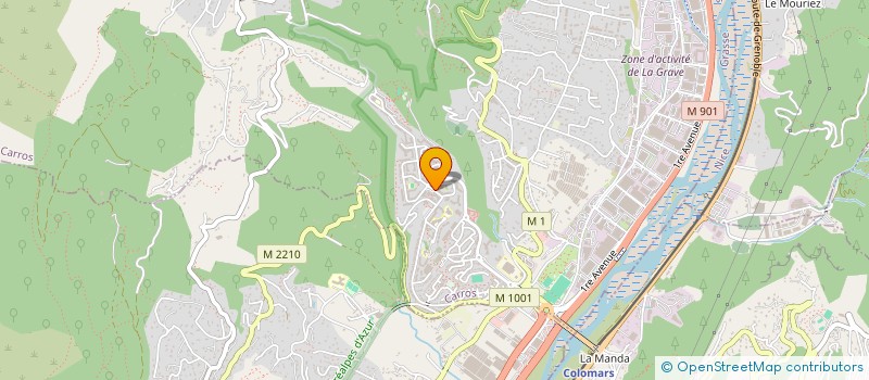 localisation de l'entreprise MONSIEUR KHALIFA RENJEMAA à CARROS