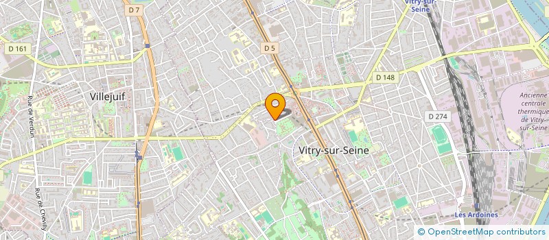 localisation de l'entreprise MONSIEUR KHALIFA ZIANI à VITRY-SUR-SEINE