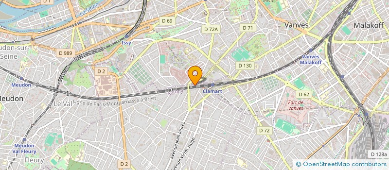 localisation de l'entreprise MONSIEUR KHALIID TRACHEN à CLAMART