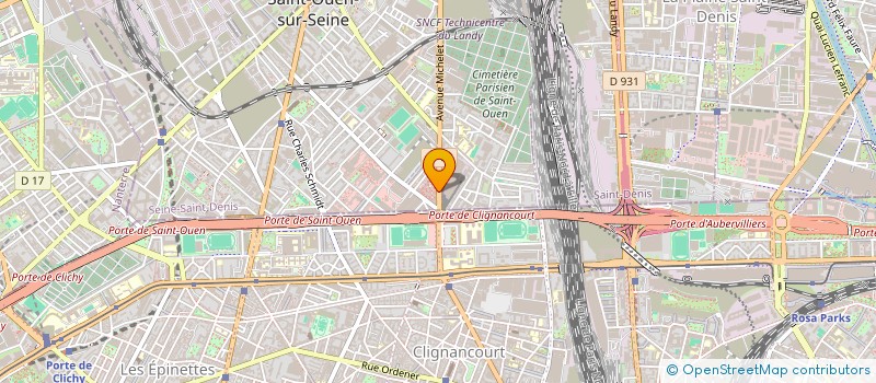 localisation de l'entreprise MONSIEUR KHALIL ACFOU à SAINT-OUEN-SUR-SEINE