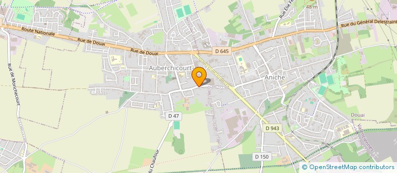 localisation de l'entreprise MONSIEUR KHALIL BAHI  AUBERCHICOURT