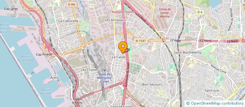 localisation de l'entreprise MONSIEUR KHALIL BELGACEM à MARSEILLE