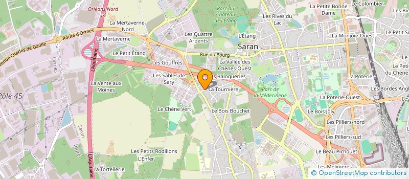 localisation de l'entreprise MONSIEUR KHALIL BENELBOUKRIA à SARAN