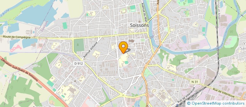 localisation de l'entreprise MONSIEUR KHALIL BENHAJRA à SOISSONS