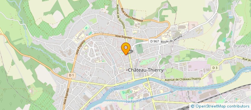 localisation de l'entreprise MONSIEUR KHALIL BENMOHAMED à CHATEAU-THIERRY