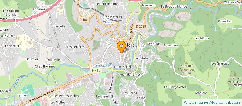 localisation de l'entreprise MONSIEUR KHALIL BENOUMHANI  THIERS