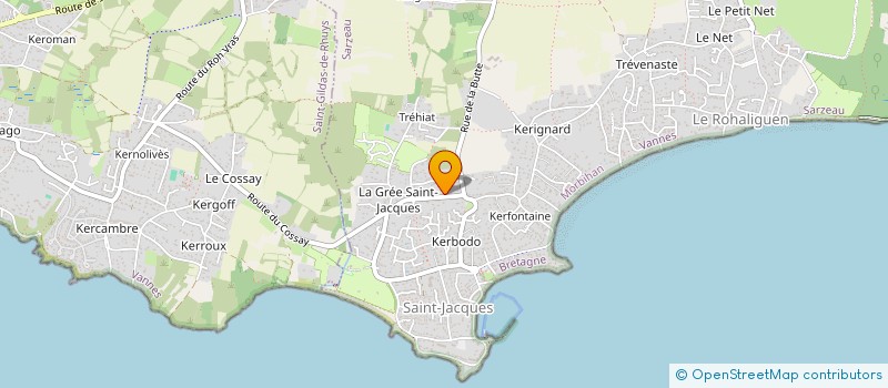 localisation de l'entreprise MONSIEUR KHALIL BENRHOUMA  SARZEAU