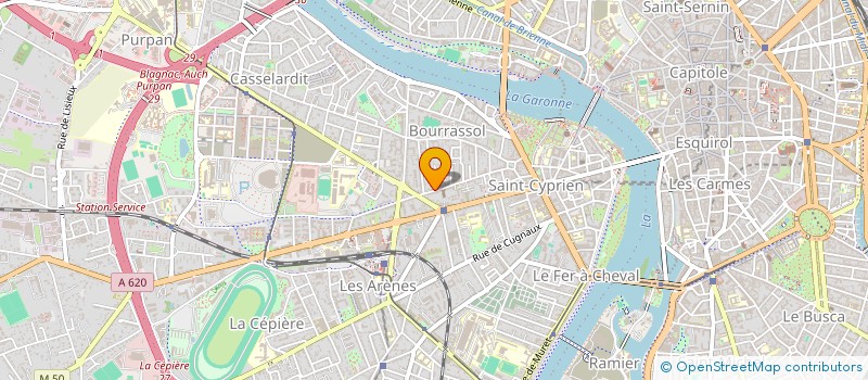 localisation de l'entreprise MONSIEUR KHALIL BENSALEM  TOULOUSE