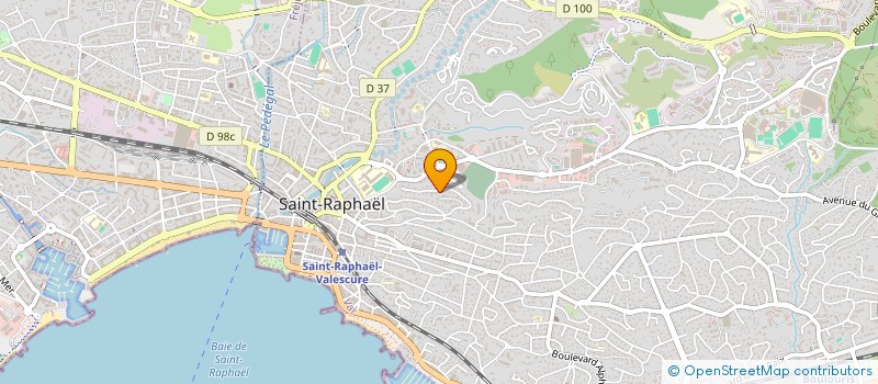 localisation de l'entreprise MONSIEUR KHALIL BOUALLAG à SAINT-RAPHAEL