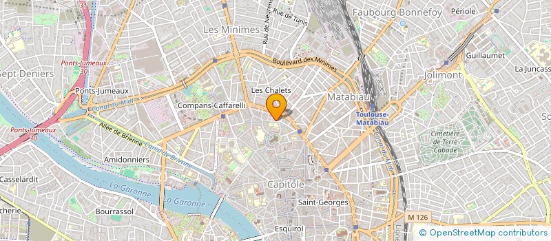 localisation de l'entreprise MONSIEUR KHALIL BOULAARES  TOULOUSE