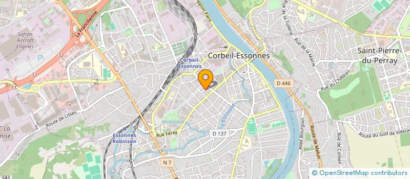 localisation de l'entreprise MONSIEUR KHALIL BOULAHFA à CORBEIL-ESSONNES