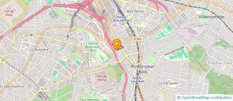 localisation de l'entreprise MONSIEUR KHALIL CHAKOUR à ROSNY-SOUS-BOIS