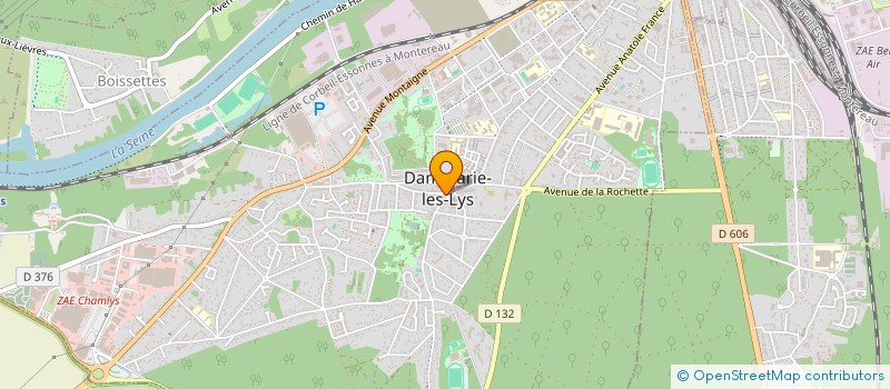 localisation de l'entreprise MONSIEUR KHALIL EL BATAOUI à DAMMARIE-LES-LYS
