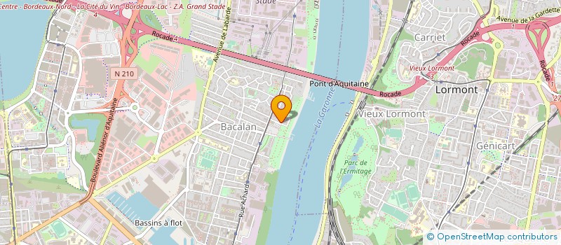 localisation de l'entreprise MONSIEUR KHALIL EL MOUAFFAQ  BORDEAUX