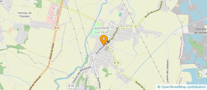 localisation de l'entreprise MONSIEUR KHALIL EL RASSI  LAGARDELLE-SUR-LEZE