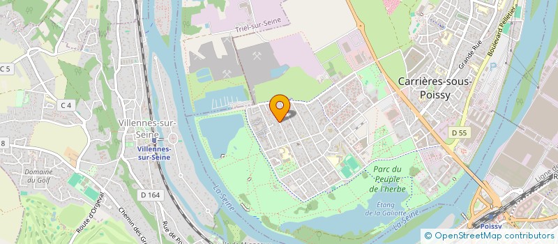 localisation de l'entreprise MONSIEUR KHALIL ELIAS KHALIL  CARRIERES-SOUS-POISSY