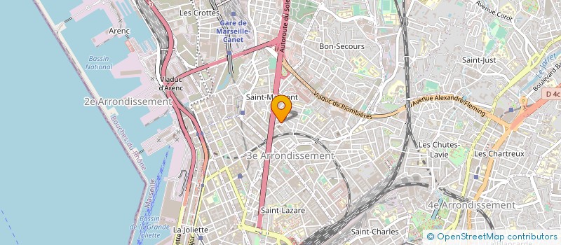localisation de l'entreprise MONSIEUR KHALIL FEZAI à MARSEILLE