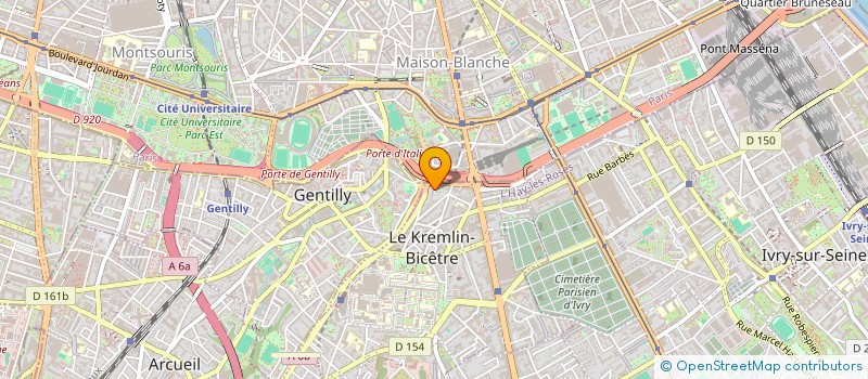 localisation de l'entreprise MONSIEUR KHALIL FOUDI  LE KREMLIN-BICETRE