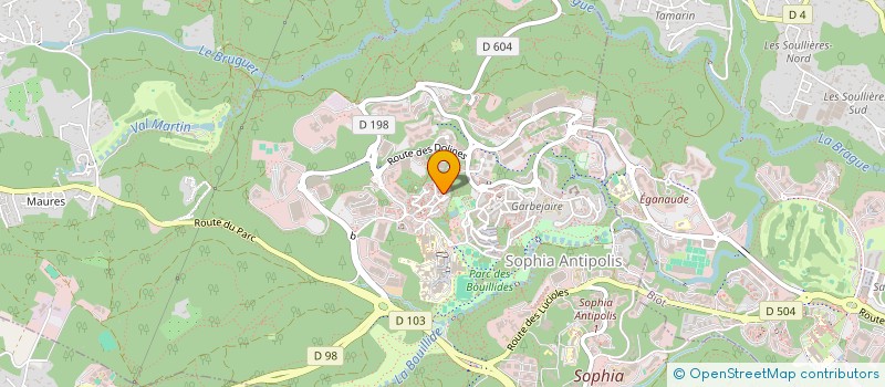 localisation de l'entreprise MONSIEUR KHALIL FRADJ  VALBONNE