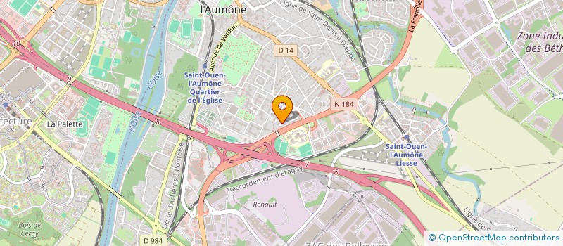 localisation de l'entreprise MONSIEUR KHALIL HAMDANE à SAINT-OUEN-L'AUMONE
