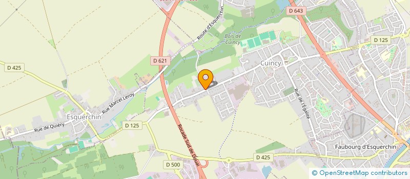 localisation de l'entreprise MONSIEUR KHALIL HMISSI  CUINCY