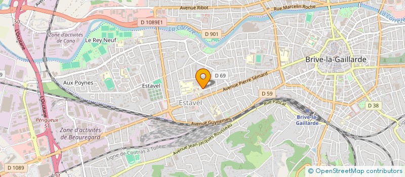 localisation de l'entreprise MONSIEUR KHALIL KHALIL  BRIVE-LA-GAILLARDE