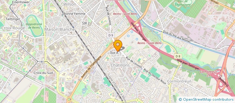 localisation de l'entreprise MONSIEUR KHALIL KHALOUA  REIMS