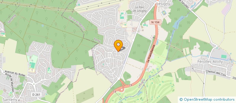 localisation de l'entreprise MONSIEUR KHALIL KHEMIRI  LESIGNY