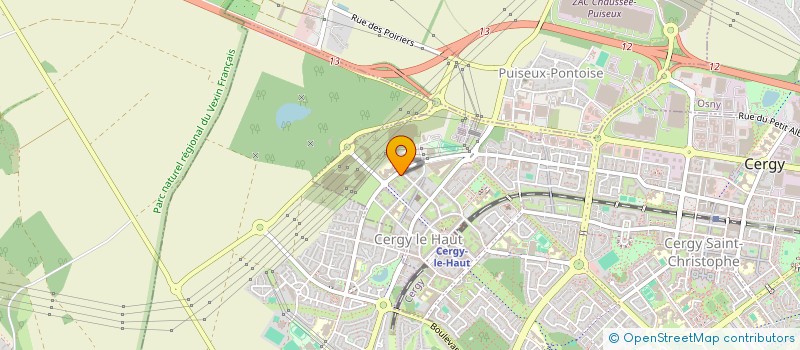 localisation de l'entreprise MONSIEUR KHALIL LOUTANI  CERGY