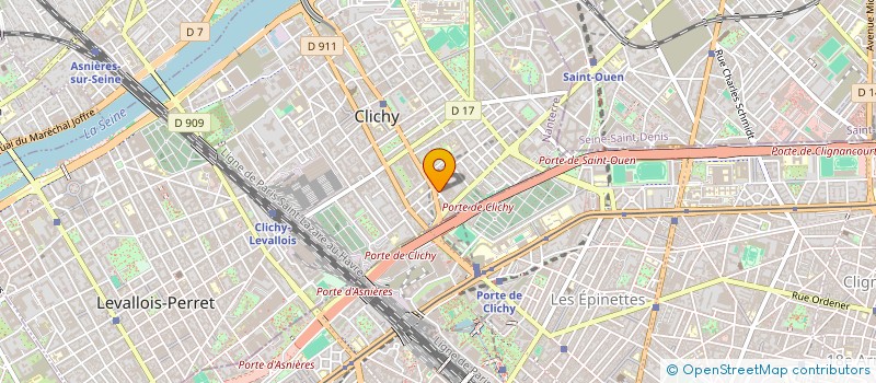 localisation de l'entreprise MONSIEUR KHALIL MAHJOUBI à CLICHY