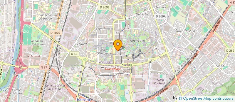 localisation de l'entreprise MONSIEUR KHALIL MEKKEN  GRENOBLE