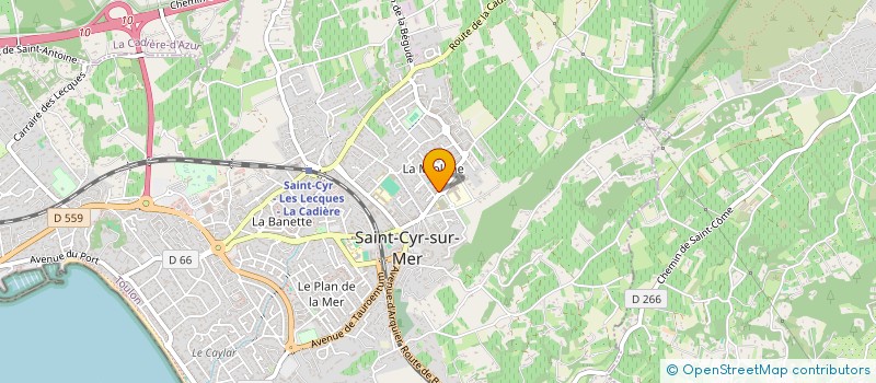 localisation de l'entreprise MONSIEUR KHALIL MERBOUHI à SAINT-CYR-SUR-MER