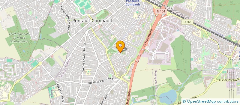 localisation de l'entreprise MONSIEUR KHALIL MJAHED à PONTAULT COMBAULT