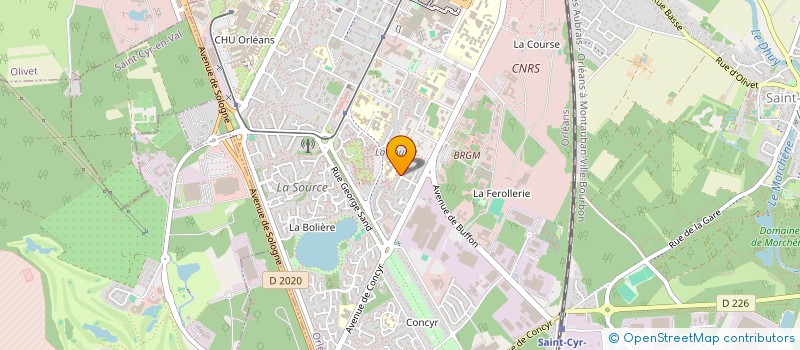 localisation de l'entreprise MONSIEUR KHALIL MOUSSA KHALIL  ORLEANS