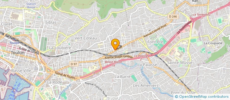 localisation de l'entreprise MONSIEUR KHALIL NAZAMI  TOULON