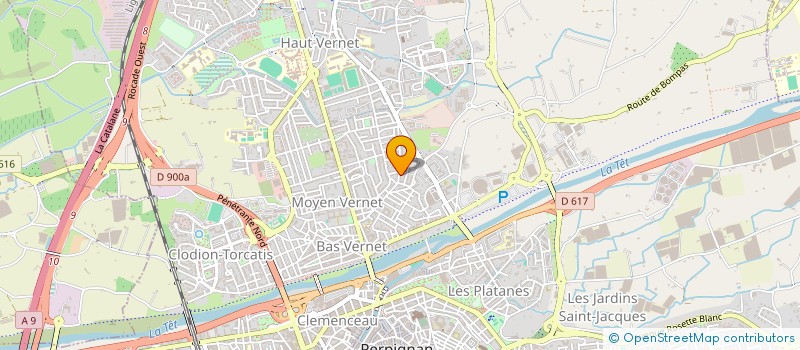 localisation de l'entreprise MONSIEUR KHALIL NOURI  PERPIGNAN