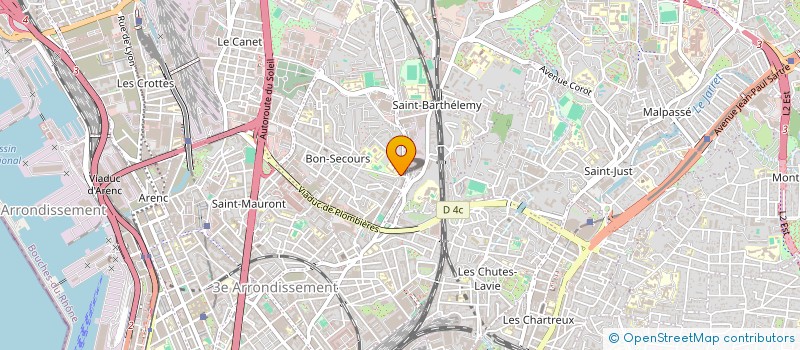 localisation de l'entreprise MONSIEUR KHALIL OUCIF  MARSEILLE