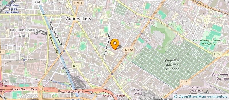 localisation de l'entreprise MONSIEUR KHALIL RACHID à AUBERVILLIERS