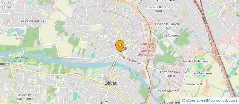 localisation de l'entreprise MONSIEUR KHALIL RANNAH à OLIVET