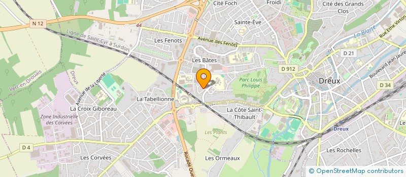localisation de l'entreprise MONSIEUR KHALIL RHETASSI à DREUX