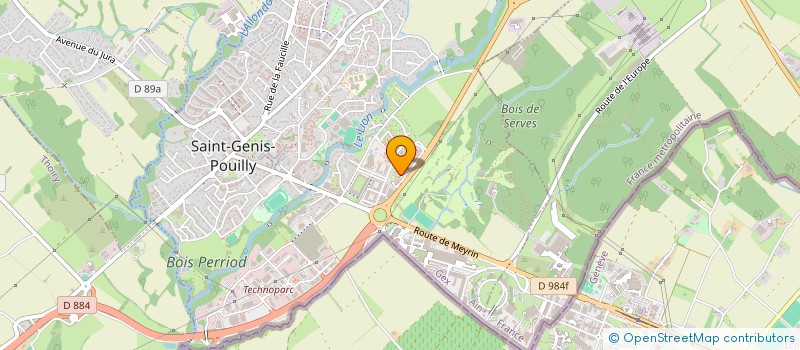 localisation de l'entreprise MONSIEUR KHALIL RIAHI  SAINT-GENIS-POUILLY