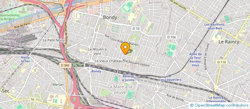 localisation de l'entreprise MONSIEUR KHALIL SAHAK  BONDY