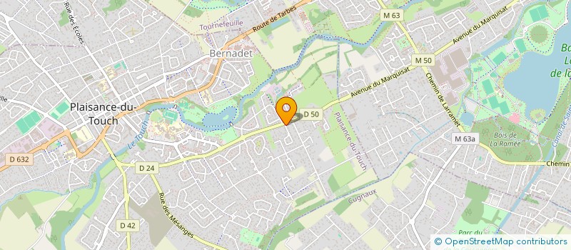 localisation de l'entreprise MONSIEUR KHALIL SAYAH  PLAISANCE-DU-TOUCH