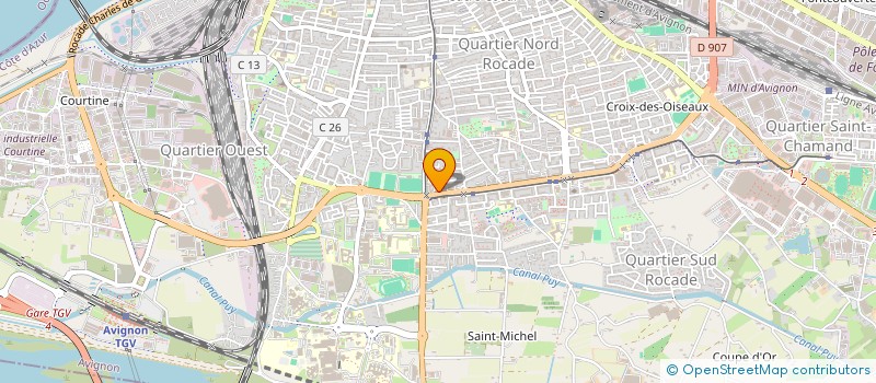 localisation de l'entreprise MONSIEUR KHALIL UDINO  AVIGNON